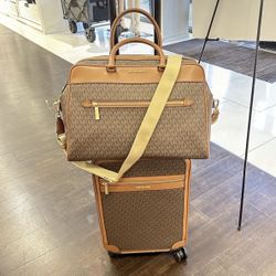 Michael Kors Travel Trolley Suitcase Duffle Luggage Bag for Travel Trip Plane MK for Sale in Elk Grove CA OfferUp