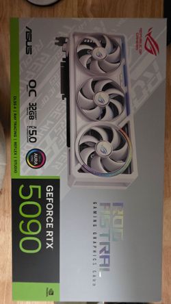 ASUS ROG Astral GeForce RTX 5090. White.