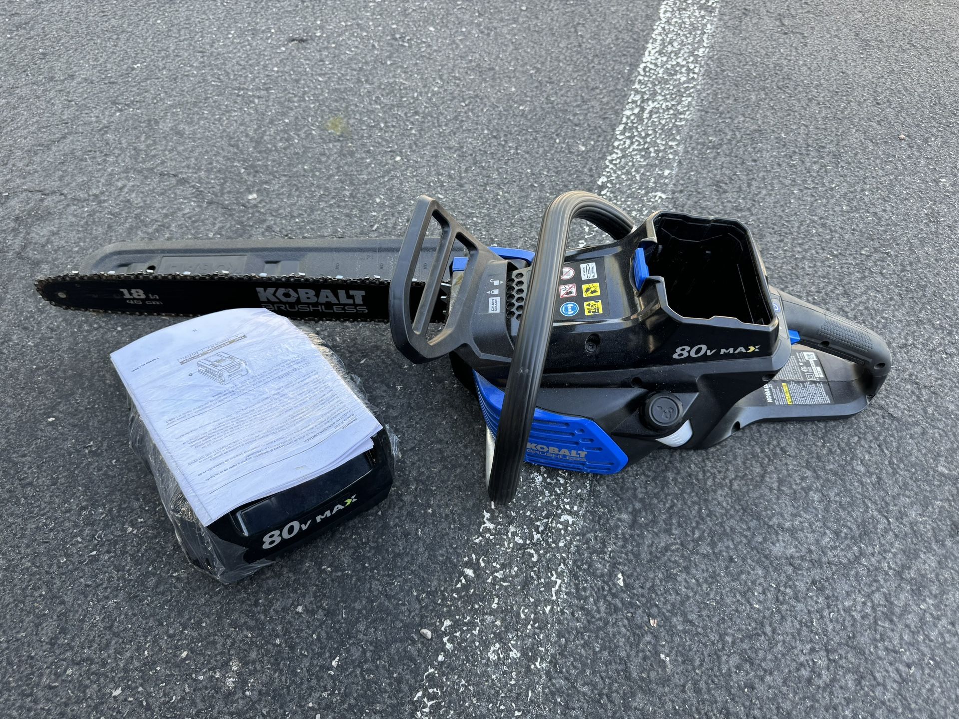 Kobalt 80v Chainsaw