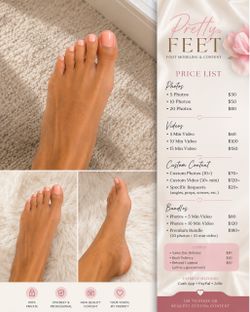 Pretty Feet Pics 💕🦶🏽 | Custom Photos & Videos | DM to Order