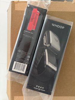 Brand New Whoop 5.0, never opened, never paired (12 months of membership free) + extra sports band