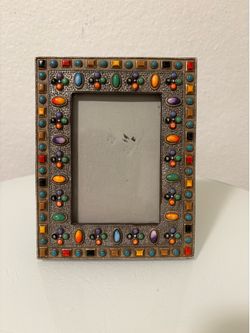 Colorful Bejeweled 3” x 5” Photo Frame