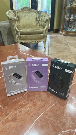 NEW Fit Bit Inspire 2  $75.00 EACH, CASH. Inspire 3 $100.00 EACH, TEXT FOR PRICES.