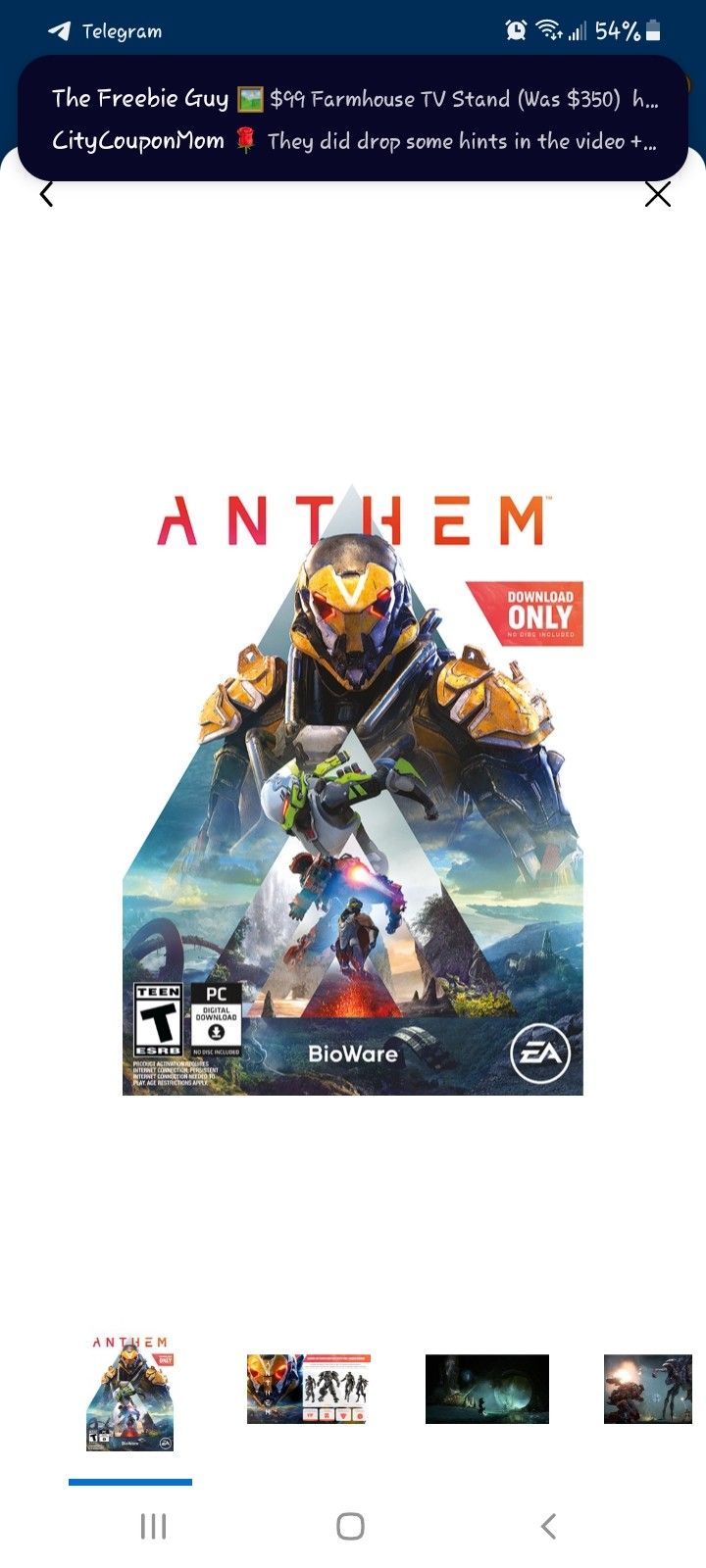 Anthem PC Game