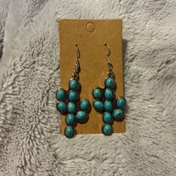 Southwestern Cactus Earrings 