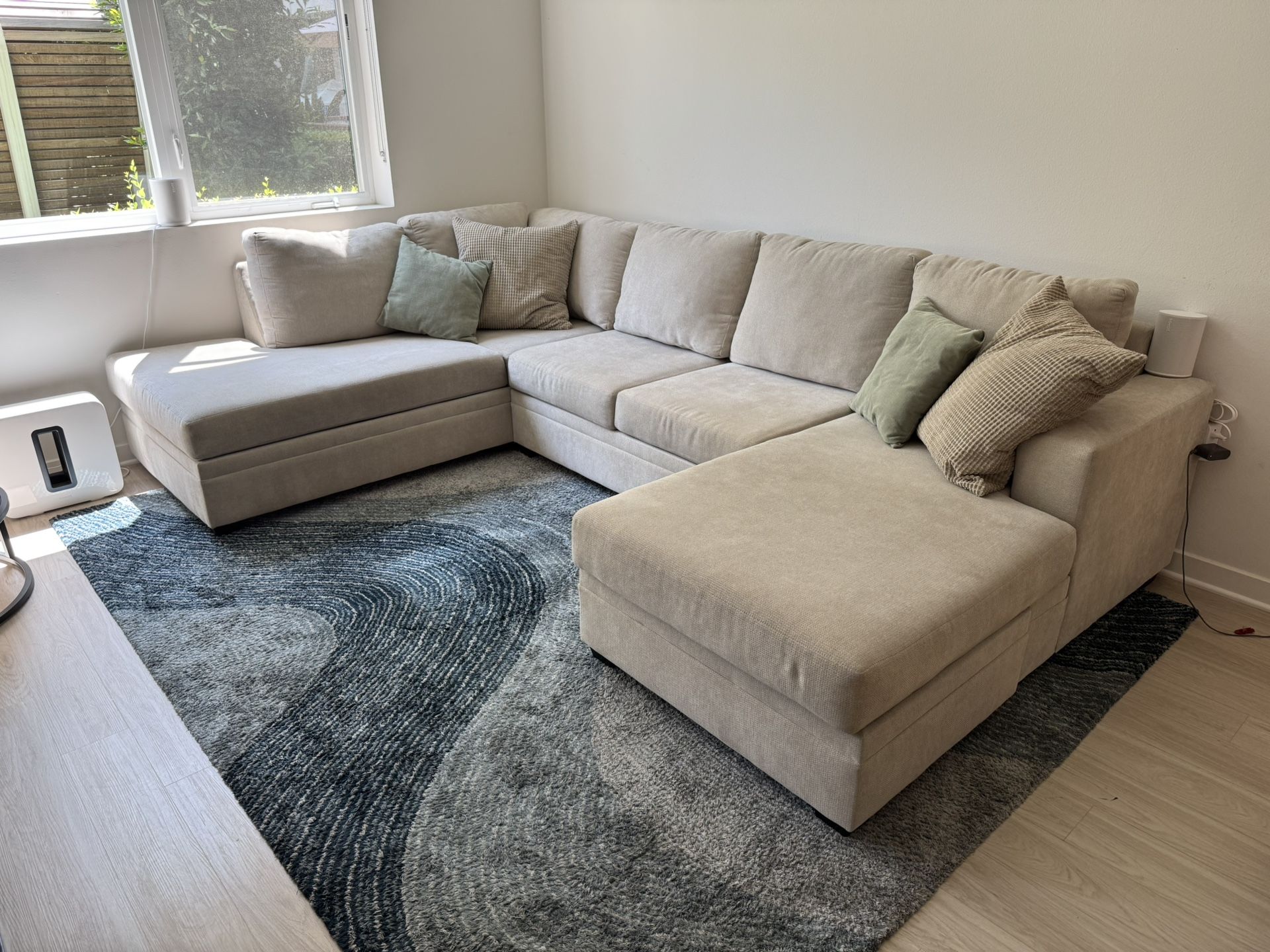 Living Spaces Bonaterra Dual Chaise Sofa - Excellent Condition! - $1,000