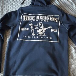 Blue True Religion Hoodie