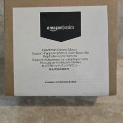 Amazon Basic - GoPro Type Head Strap Camera Mount - Brand New Open Box