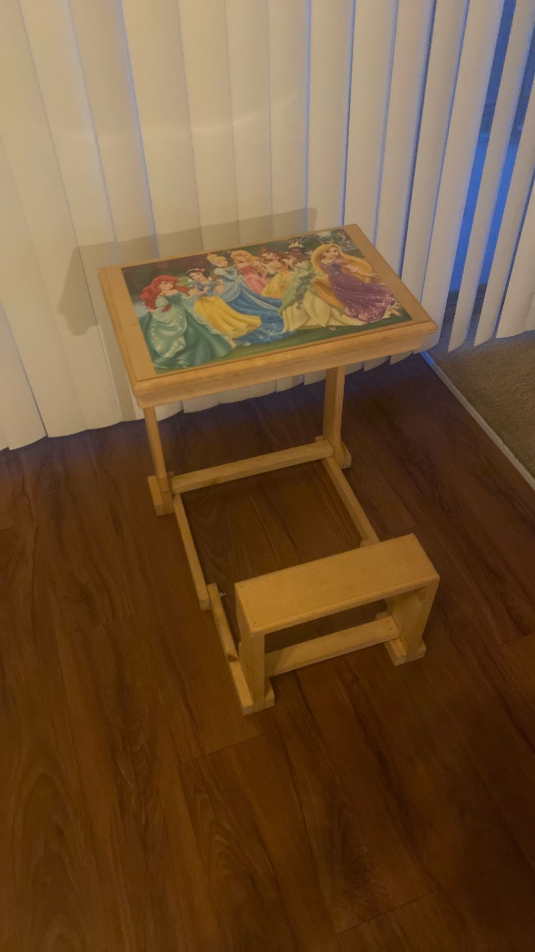 Wooden Disney Princess Toddler Desk