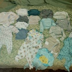 Newborn COTTON Short & Long Sleeve Onesie NEW WITHOUT TAGS