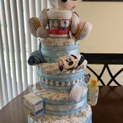 Baby Shower Centerpiece Diaper Cake