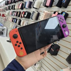Nintendo Switch Oled Scarlet And Violet Limited Edition 