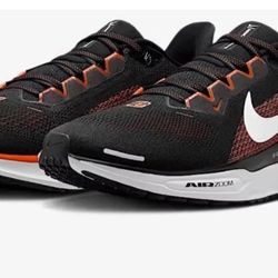 Nike Air Zoom Pegasus 41 Mens NFL Bengals FZ5072-001 Black Running Shoes Sz 9.5