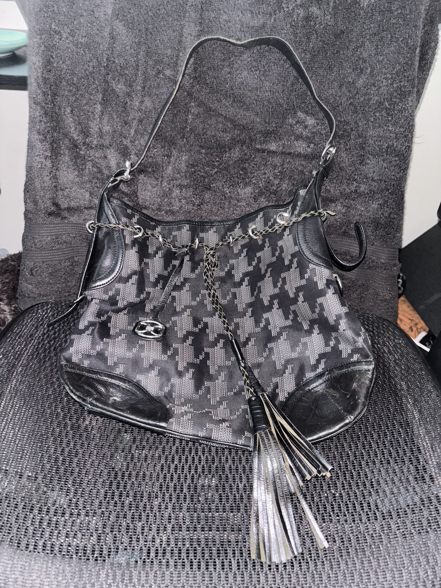 Vintage Black DKNY Bucket Bag