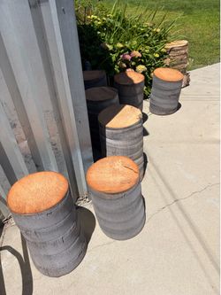 Palm Tree stumps
