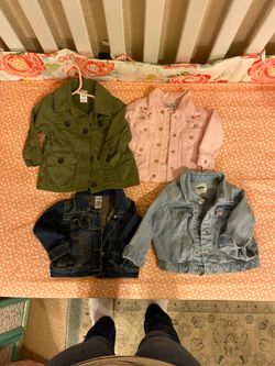 Baby girl denim jackets