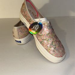 Keds Brand Shoes, Triple Decker OJ Sequence Pink, Used Once Size 8.5