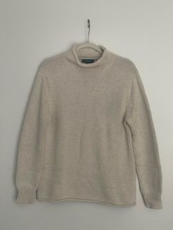 Men's J. Crew Rollneck Heavyweight Knit Sweater — Cream
