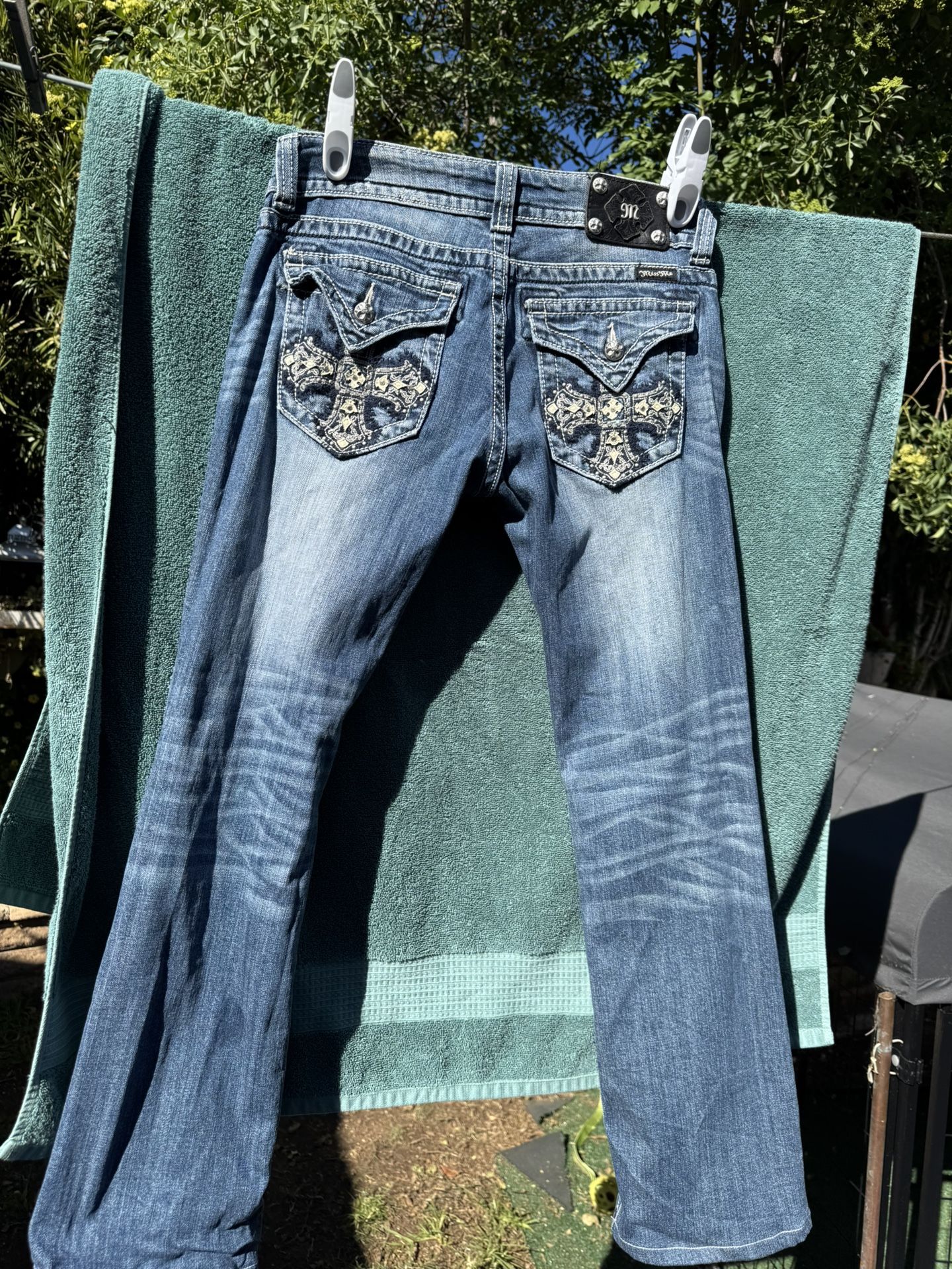 Distressed Miss Me Jeans