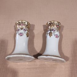 Antique Nippon Porcelain Moriage Hat Pin Holder