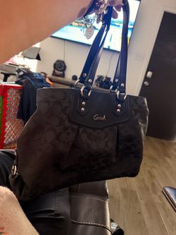 Coach Signature Tote Bag Black
