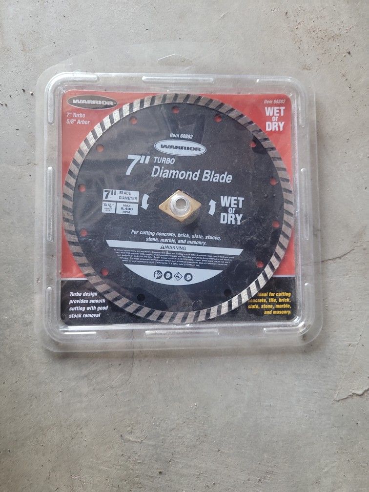 7" Turbo DIAMOND BLADE