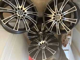 16s With tires.