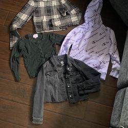 Girls Size 7 - 8 7/8 Medium Sweaters Jackets