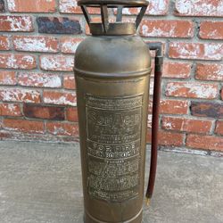SOD ACID  Vintage Fire Extinguisher 