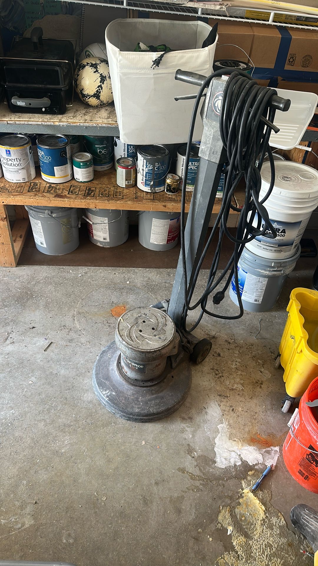 Heavy Duty Floor Buffer, Scrubber