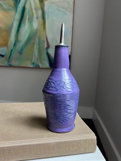 Handcrafted Detailed Cruet ( H9.5" ) firm on price