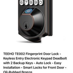 TEEHO TE002 Fingerprint Door Lock