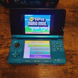 Teal blue 3ds system