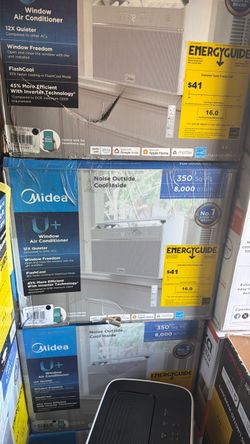 Midea window air conditioner U+ shaped