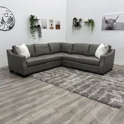 Leather Sectional Couch - Free Delivery
