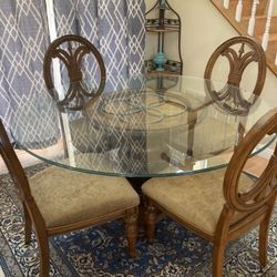 Round Glass DinningTable