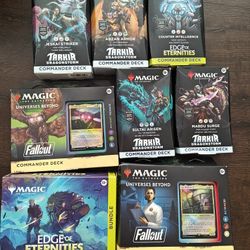 WTS Magic the gathering commander decks and more