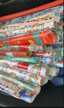 Lots if Random Style Wrapping Paper