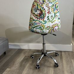 Desk chair floral