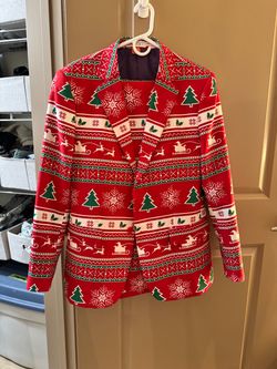 Oppo Suits Red Christmas Suit