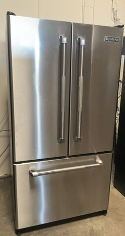 Jenn Air 3-Door Stainless Steel Refrigerator Fridge
