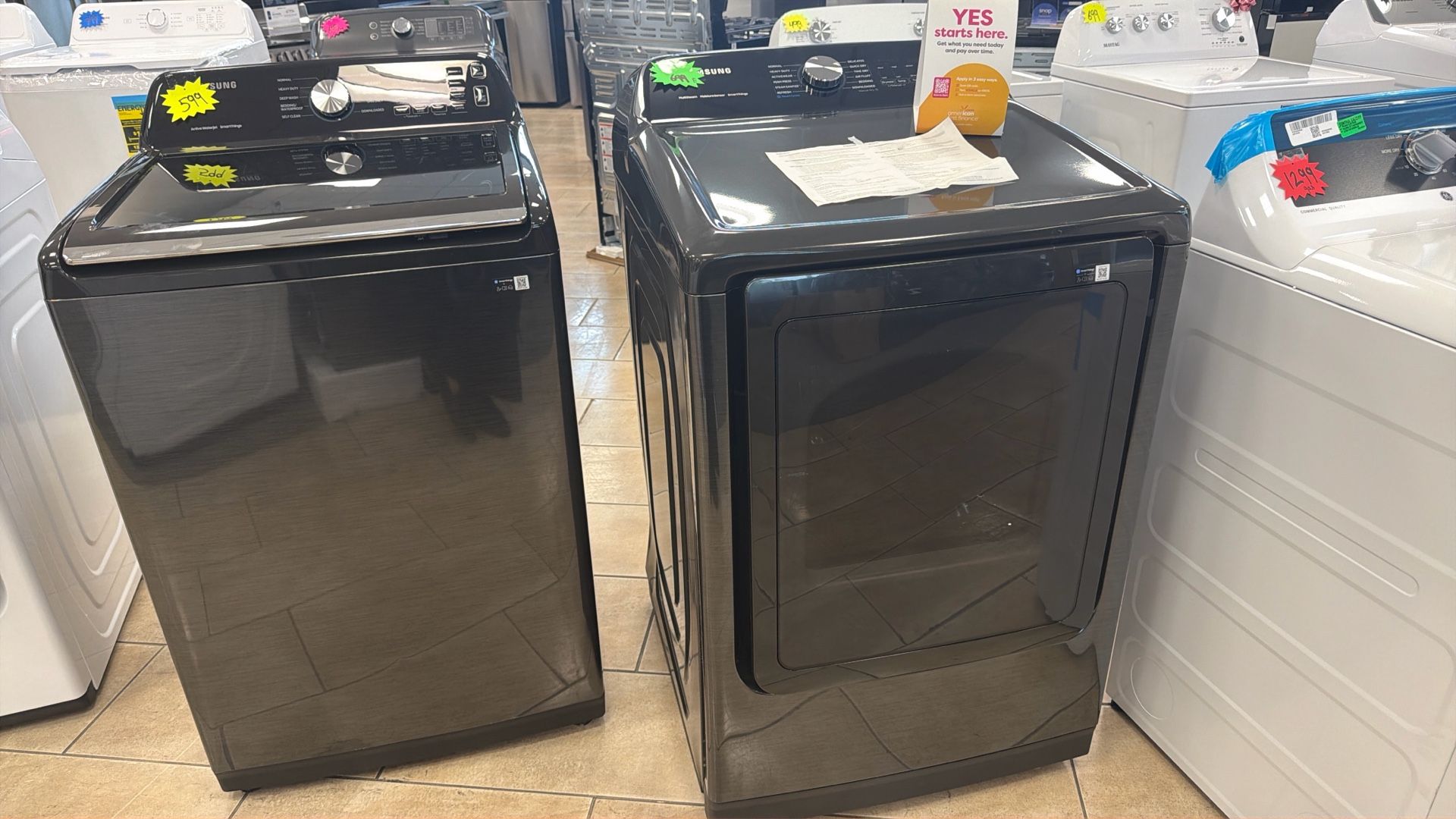 Samsung Washer And Electric Dryer