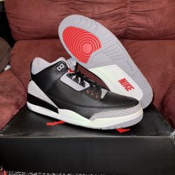 Jordan 3 Black Cement Size 13