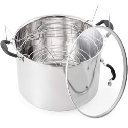 Prep•N•Cook by McSunley 21.5Qt Induction Stainless Steel Water Bath Canner
Amazon's Choice
