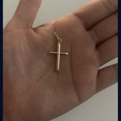 Gold Cross Pendant 
