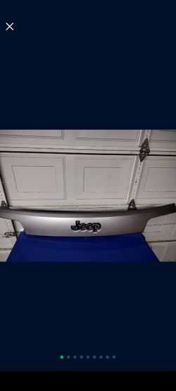 2016 - 2021 JEEP GRAND CHEROKEE LIFTGATE LICENSE LIGHT MOLDING OEM 1WD55TRMAD
