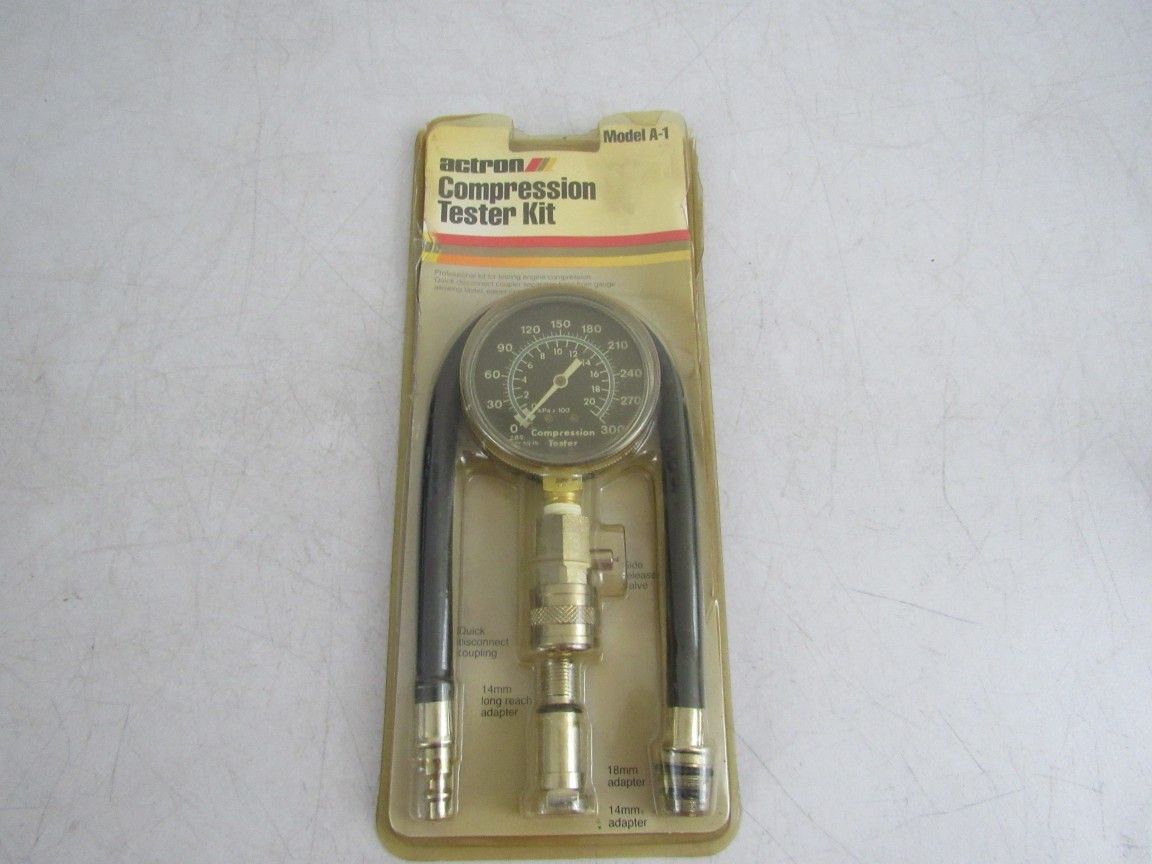 Actron Compression Tester Kit Model A-1 Made In USA-Unused