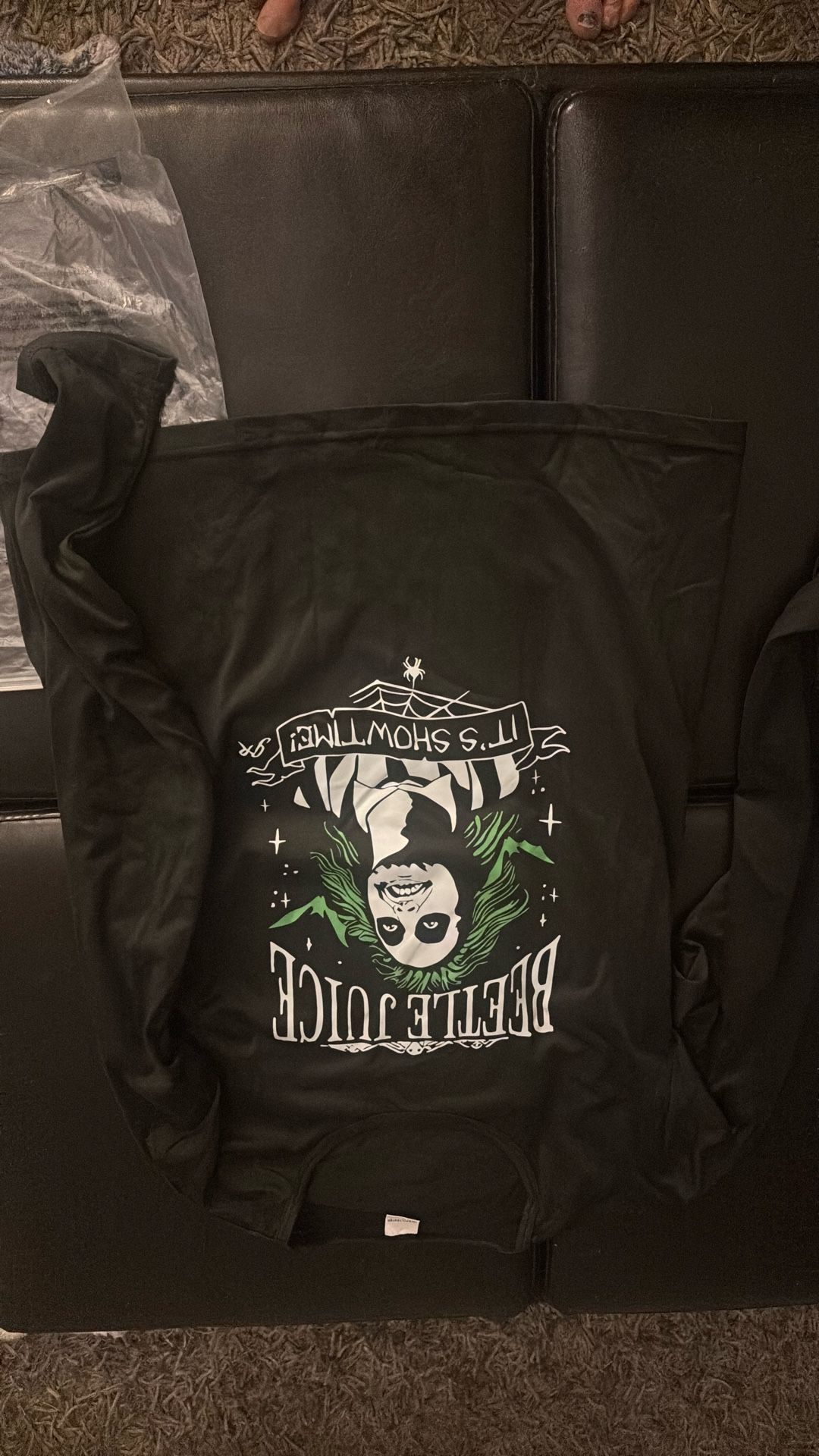 Beetlejuice Long Sleeve T Kids Or Small Man Or Woman LWoman 