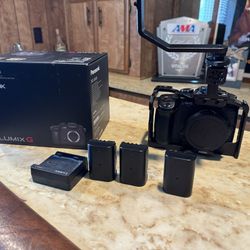 Panasonic LUMIX GH5S with EF Speedbooster And Cage