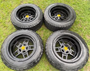 20in KMC Rockstar Offroad Truck wheels 20x12 33s 6x5.5 & 6x135 CHEVY SILVERADO FORD F150 TOYOTA TACOMA
